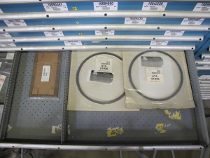 LISTA HEAVY DUTY 9-DRAWER PARTS CABINET W/ CONTENTS (W-50) LOADING & HANDLING FEE $25-